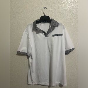 Men Shirt white and black